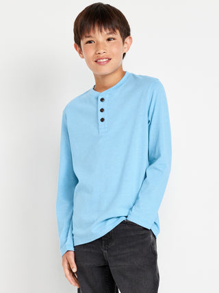 Camiseta Manga Larga con Botones, Niño