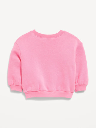 Sudadera impresa con cuello de tripulación para bebé.