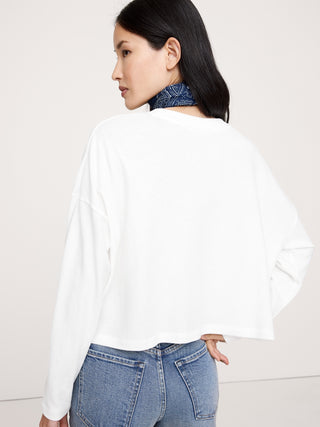 Camiseta Manga Larga de Algodón
