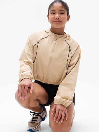 Chaqueta Deportiva con Capucha y Bolsillos, Niña