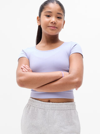 Camiseta Corta sin Costuras, Niña