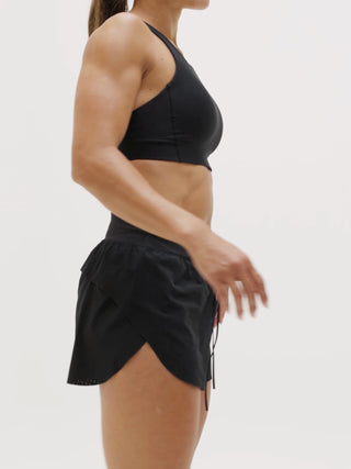 Short Deportivo Talle Alto con Cintura Elástica