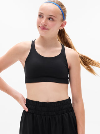 Sujetador Deportivo con Espalda Cruzada, Niña