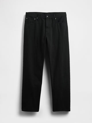 Jeans Rectos Talle Medio con Bolsillos