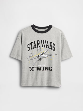 Camiseta Manga Corta con Gráfica Star Wars, Niño