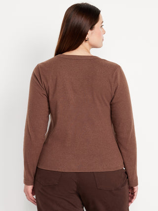 Camiseta Manga Larga Cuello V