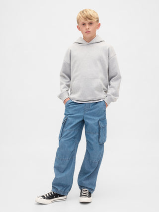 Jeans Cargo con Cintura Elástica, Niño
