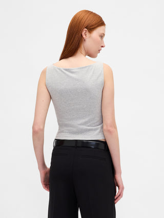 Camiseta sin Mangas de Algodón
