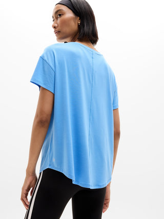 Camiseta Deportiva con Cuello Redondo