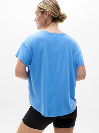 Camiseta Deportiva con Cuello Redondo