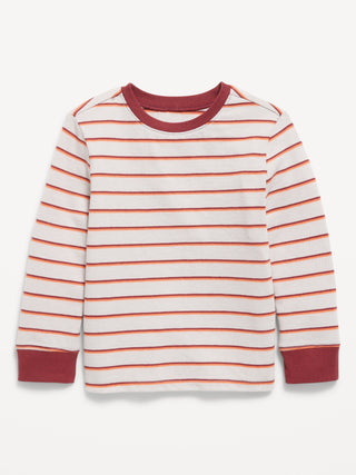 Camiseta Manga Larga con Estampado Rayas, Bebé