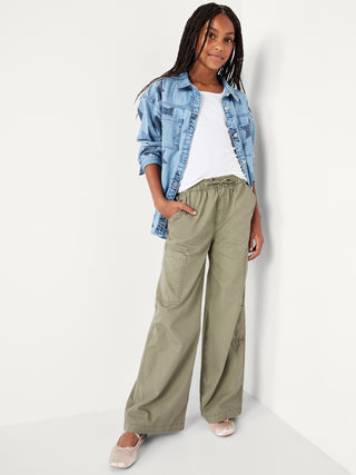 Pantalón Cargo con Cintura Elástica, Niña