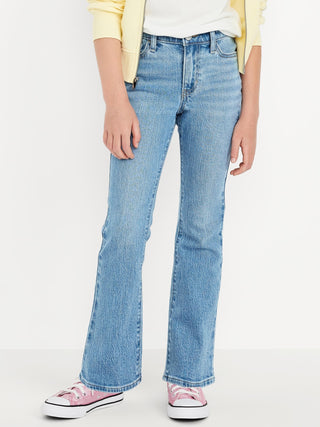 Wow High-Waisted Flare Jeans for Girls.