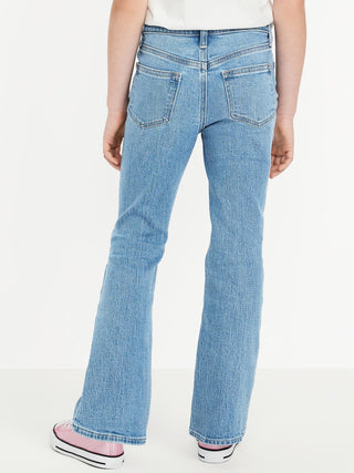 Wow High-Waisted Flare Jeans for Girls.