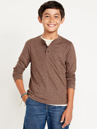 Camiseta Manga Larga con Botones, Niño