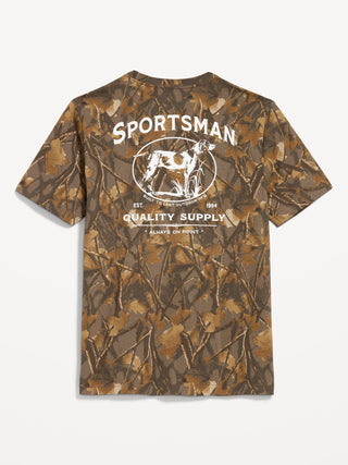 Camiseta Manga Corta con Gráfico, Hombre