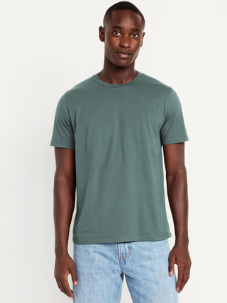 Camiseta Manga Corta Cuello Redondo de Algodón
