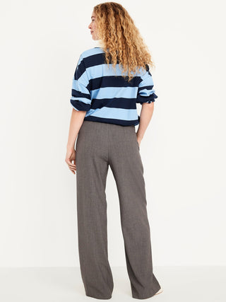 Pantalón Wide Leg con Cintura Elástica