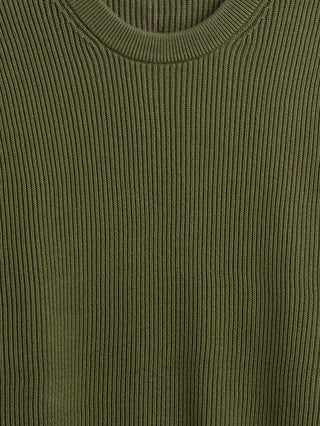 Sudadera Cuello Redondo con Dobladillo Acanalado