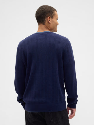 Sudadera Cuello Redondo de Canalé