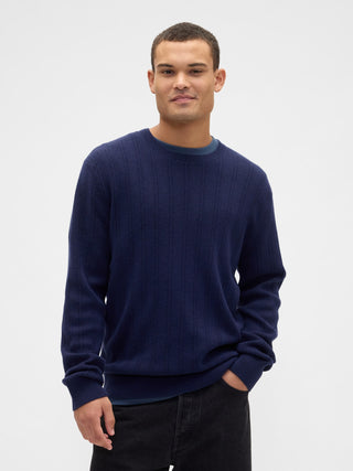 Sudadera Cuello Redondo de Canalé
