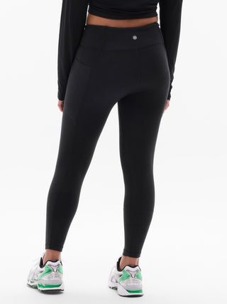 Girls' High-Waisted Leggings with Pocket Detail