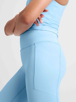 Legging Talle Alto con Detalle Bolsillos, Niña