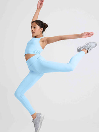 Legging Talle Alto con Detalle Bolsillos, Niña