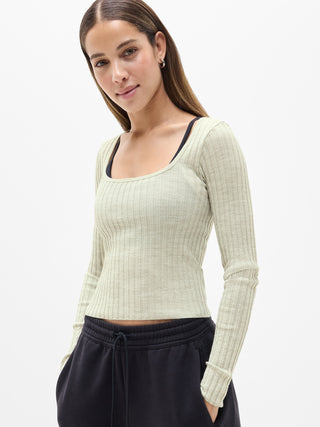 Camiseta Manga Larga sin Costuras