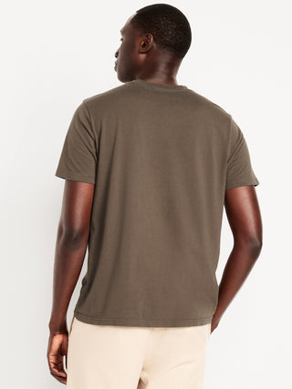 Camiseta Manga Corta Cuello Redondo de Algodón