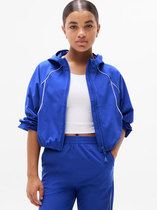 Chaqueta Deportiva con Capucha y Bolsillos, Niña