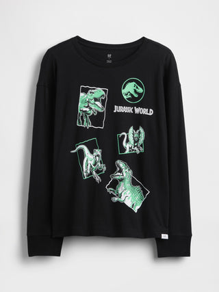 Camiseta Manga Larga con Gráfico, Niño