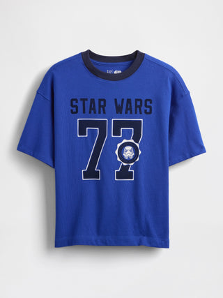 Camiseta Manga Corta con Gráfica Star Wars, Niño