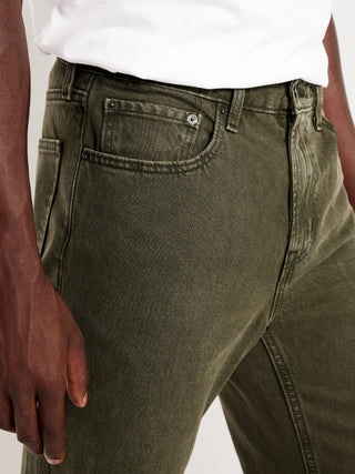 Jeans Holgado Talle Alto con Bolsillos
