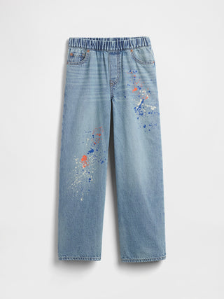 Jeans Holgados con Cintura Elástica, Niño