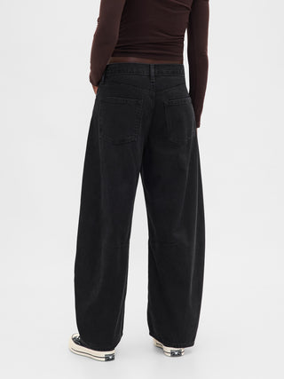 Jeans Horseshoe Talle Alto con Bolsillos