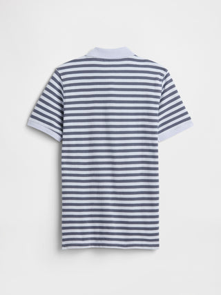 Polo Manga Corta con Estampado Rayas, Niño
