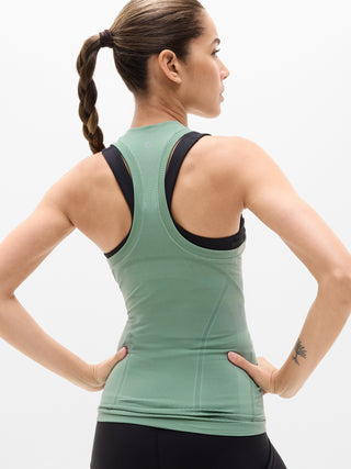 Camiseta Deportiva Espalda Cruzada sin Costuras