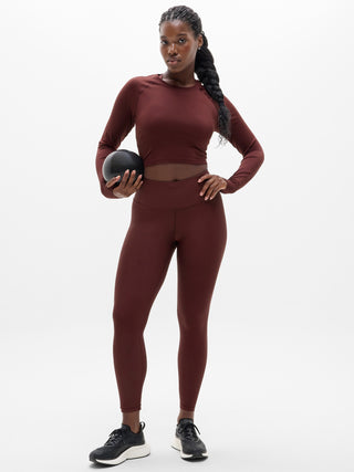 Legging Talle Alto con Detalle Perforado