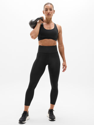 Legging Talle Alto Largo 7/8 con Logo