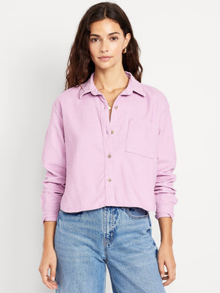 Camisa Manga Larga de Pana
