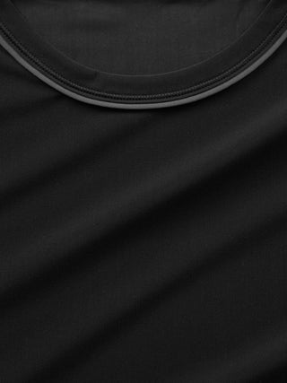 Camiseta Cuello Redondo de Manga Larga