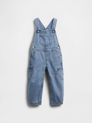 Baby & Toddler Heart Pocket Horseshoe Overalls.