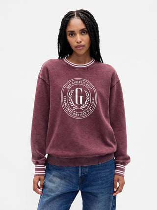 Sudadera Cuello Redondo con Logo Delantero