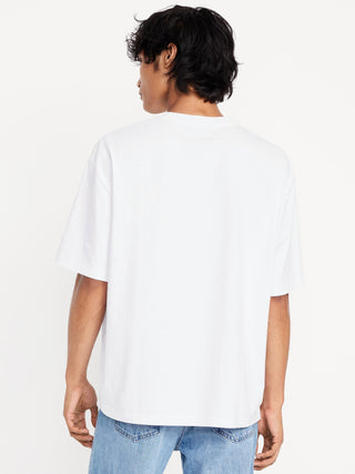 Camiseta Manga Corta Oversize de Algodón