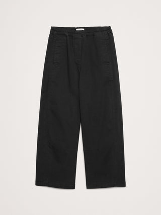 Pantalón con Cintura Elástica de Algodón