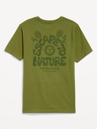 Camiseta Manga Corta con Gráfico, Hombre