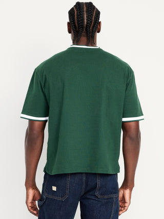 Camiseta Manga Corta con Cuello V