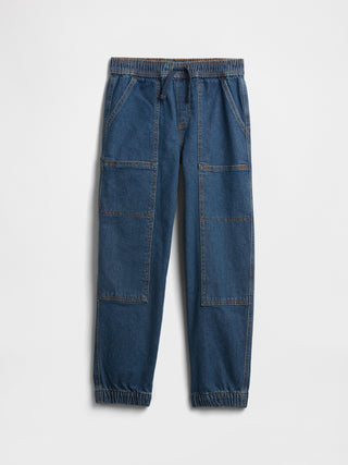 Jeans Jogger con Cintura Elástica y Bolsillos, Niño