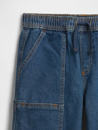 Jeans Jogger con Cintura Elástica y Bolsillos, Niño
